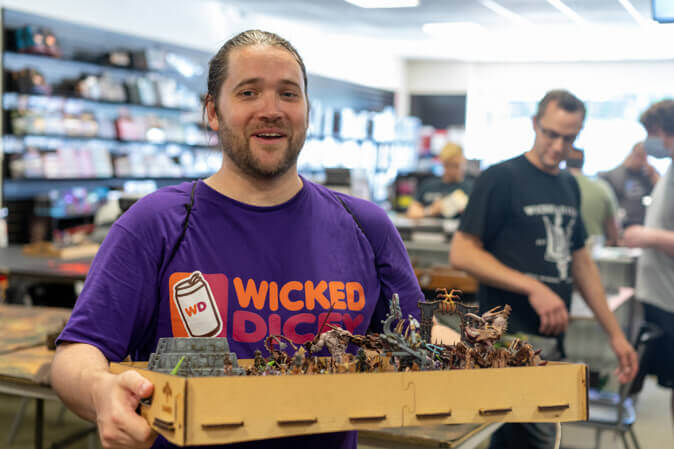 Age of Sigmar Player Smiling Wicked Dicey Age of Sigmar Player Smiling