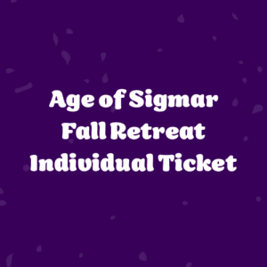 Individual Ticket - Age of Sigmar